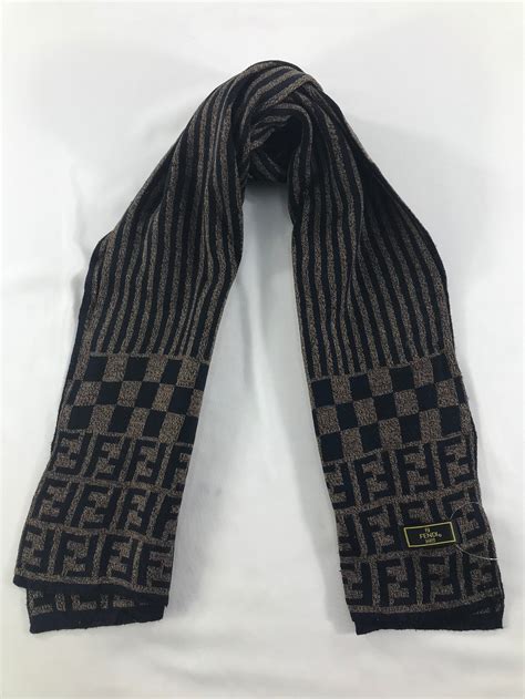 fendi wool scarf|vintage fendi wool scarf.